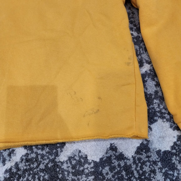 Nike women's size medium yellow utah jazz pullover crop hoodie - Picture 7 of 8